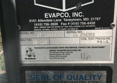 EVAPCO – 150 TON COOLING TOWER