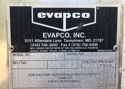 268 Ton Evapco Closed Loop Fluid Cooler (Qty. Two Available)